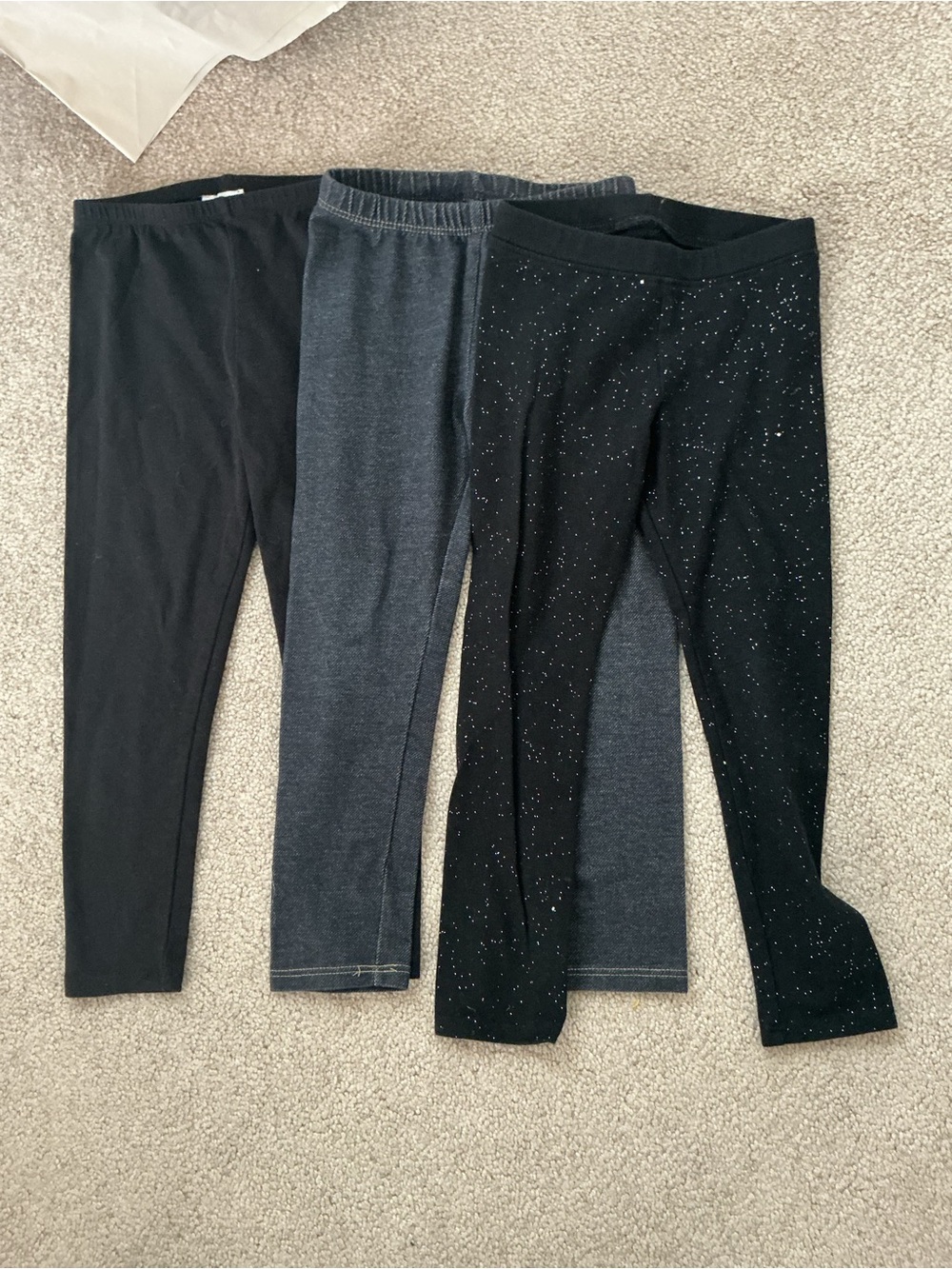 BUNDLE OF “3” GIRLS LEGGINGS- SPLENDID & CAT & JACK- SZ 4 T